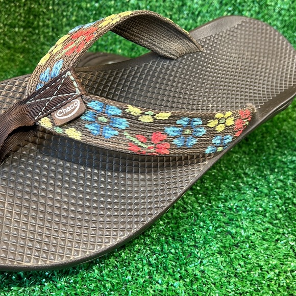 Chaco Flip EcoTread Flip-Flops - Size 12 FLOWERS 💐 - Picture 6 of 6
